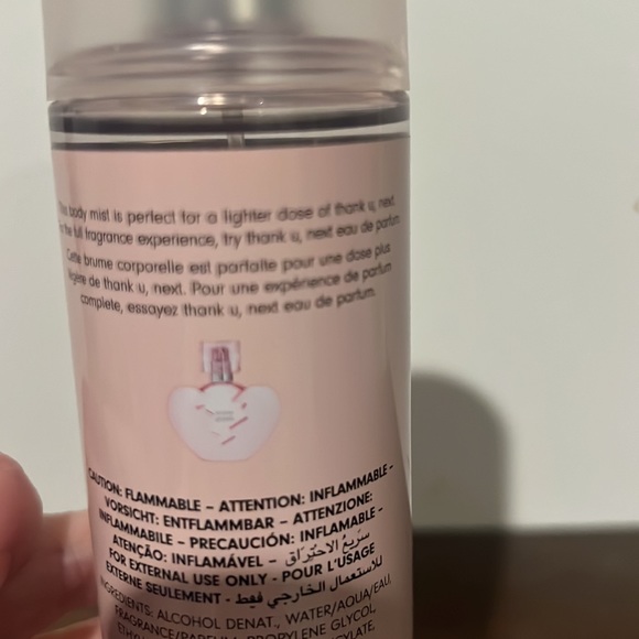 NWT- Ariana Grande Thank You Next Full Size (8 oz) Body Mist - Picture 5 of 5